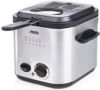 Princess Mini friteuse en fonduepan 840 W 1, 2 L zilverkleurig 182611 online kopen