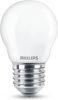 Philips Led Lamp Set 2 Stuks Classic Lustre 827 P45 Fr E27 Fitting 4.3w Warm Wit 2700k Vervangt 40w online kopen