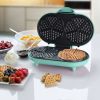 Bestron Wafelijzer ADWM1000M hartvormig dubbel 1000 W mintkleurig online kopen
