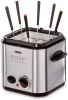 Princess Mini friteuse en fonduepan 840 W 1, 2 L zilverkleurig 182611 online kopen